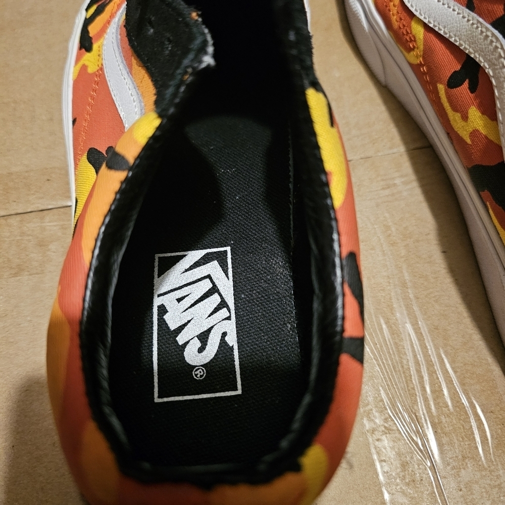 vans pop camo old skool - orange - Picture 7 of 8